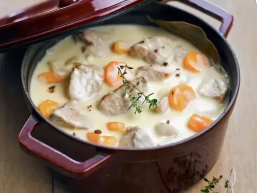 Blanquette de veau maison, cuisine du terroir de Florence, L'Espérance Étampes